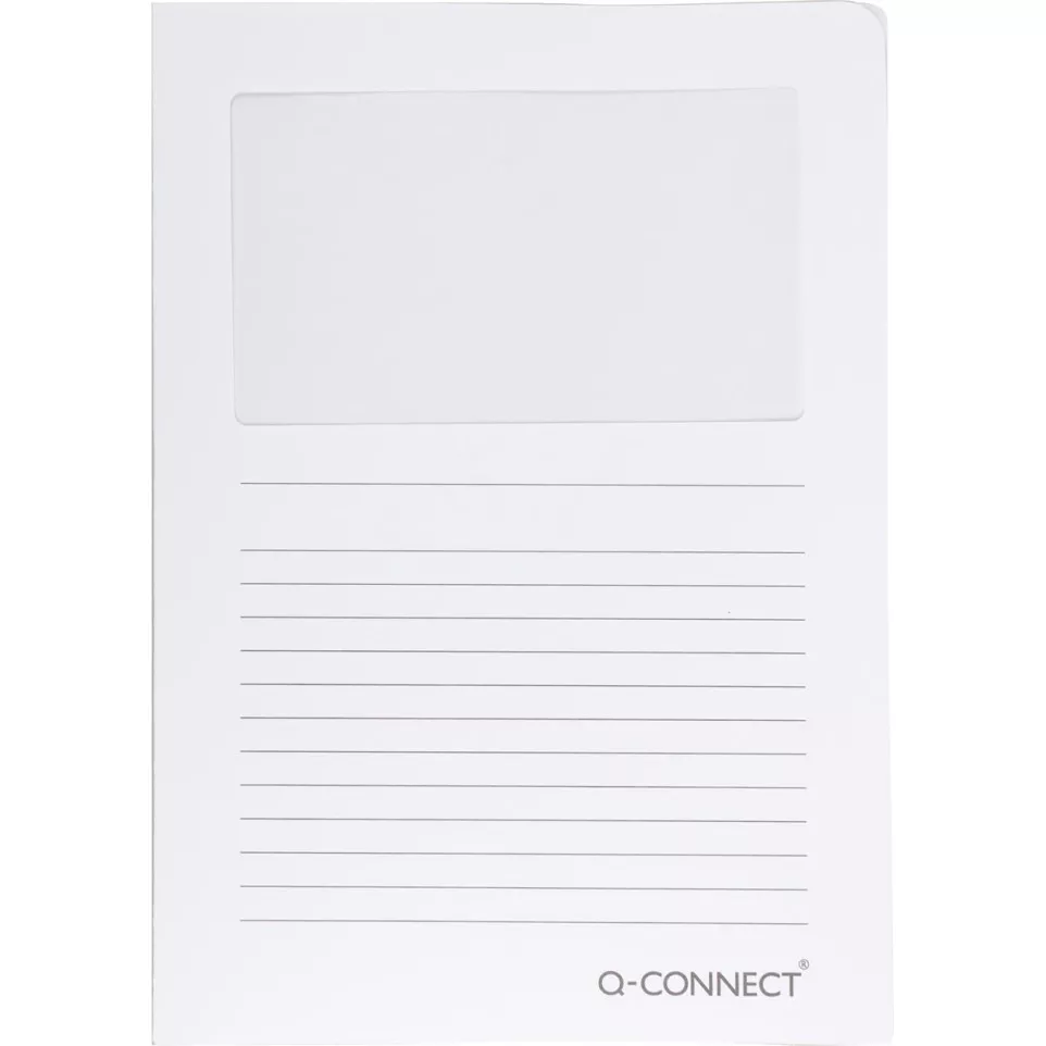 Q-CONNECT pochette coin à fenêtre,...