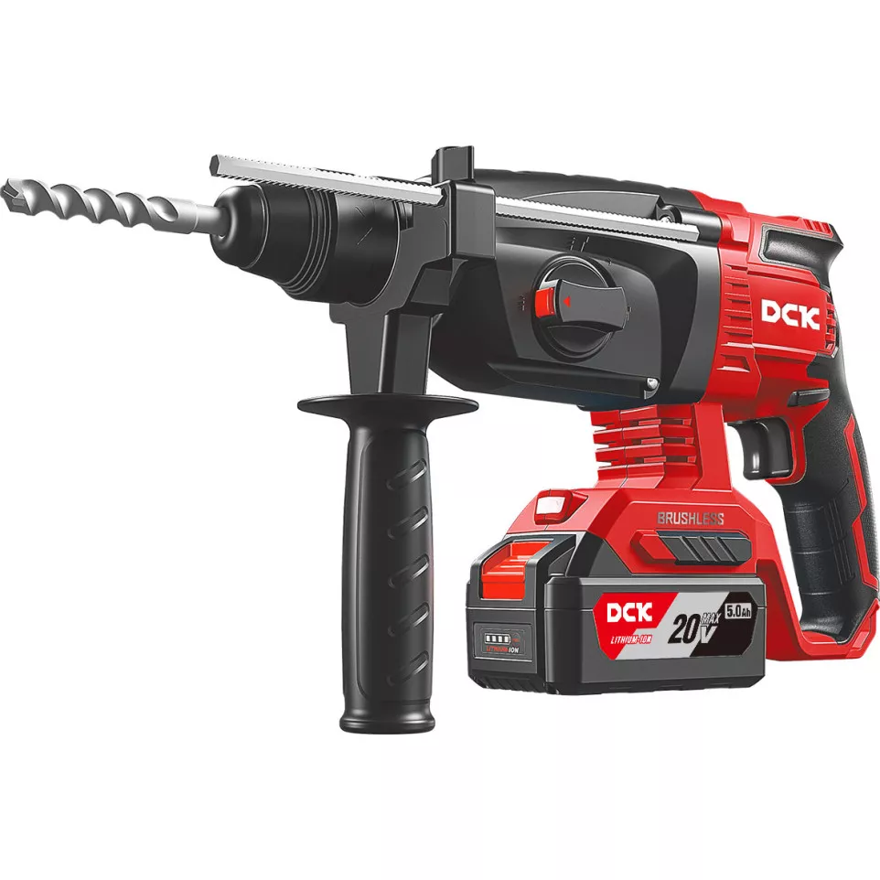 DCK Cordless Hammer Drill 20V 2x5Ah...