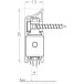 Automatic Drop Down Seal CCE APPLIQ 1340 Silver 630mm / pc