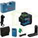 Bosch 3-lijns laser - Groen - 360° - GLL 80-33G / pce