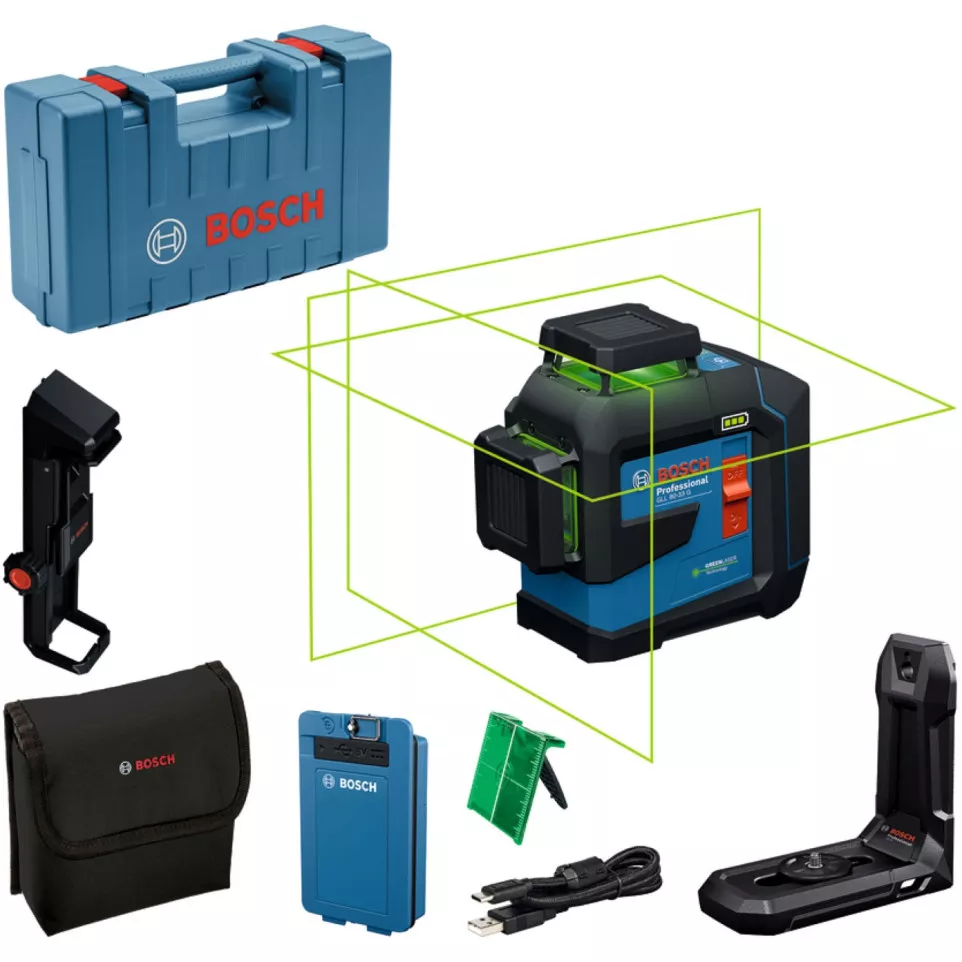 Bosch GLL 80-33 G 3-Line 360° Green...