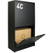 Bt.Dropbox Medium Parcel Box 537x270x985 mm Black Matte / pc