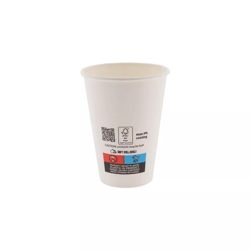 White Paper Cups 180 ml Pack of 100...