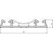 Double Bottom Rail "PRO" White Aluminium for NOVO S 18/4 and NERO 18/4 Sliding Doors 4.05m