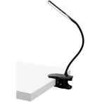Alba Wireless LED Desk Lamp with Clip Black