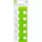 Q-CONNECT knoopcel, alkaline, LR54, blister van 10 stuks