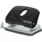OFFICE products 2-Hole Punch, 20 Sheets, Black