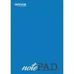 OFFICE Products letter writing pad, 60 g, A5, 5 mm squared, pad of 100 sheets