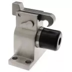 Butoir de sol DS734, amorti + cale-porte, inox brossé / pce