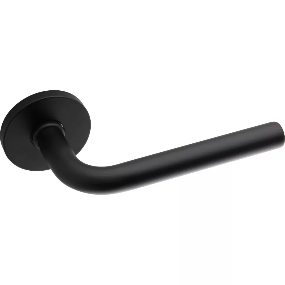 Pair of L-shape door handles Ø16mm on...