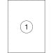 OFFICE products étiquettes, blanc, coins carrés, 100 feuilles, 210 x 297 mm, 1 étiquette par feuille