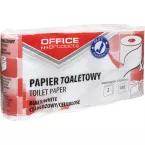 OFFICE products papier toilette, 2 pli, 150 feuilles, blanc, paquet de 8 rouleaux