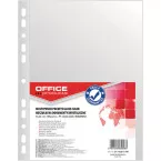 OFFICE products pochette perforée, A4, 55 microns, lisse, paquet de 100 pièces