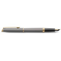 Waterman Hémisphère Metalic stylo plume, moyen, gris GT, giftbox