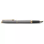 Waterman Hémisphère Metalic stylo plume, fin, gris GT, giftbox