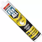 Fix All Soudal Turbo BLACK 290ml / 290ml
