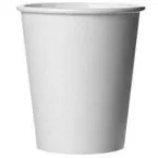 Gobelet en carton, 180 ml, 100 pièces, blanc