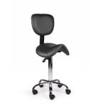 Saddle Stool with Backrest...