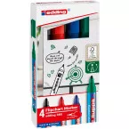 Edding 380 Flipchart Marker Assorted Colors Pack of 4