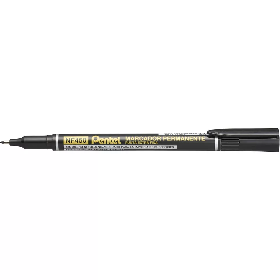 Pentel permanente marker NF450-A, zwart