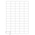 Q-CONNECT étiquettes, blanc, coins carrés, 38,1 x 21,2 mm, 100 feuilles, 65 étiquettes par feuille