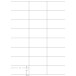 Q-CONNECT étiquettes, blanc, coins carrés, 70 x 36 mm, 100 feuilles, 24 étiquettes par feuille