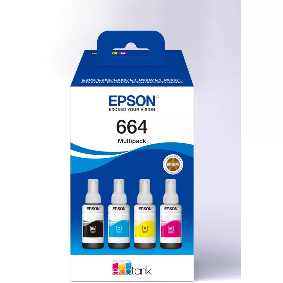 Epson 664 EcoTank Original Ink Bottle...