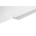 Q-CONNECT whiteboard aluminium frame melamine one plain side one grid side 120 x 90 cm