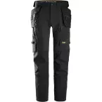 Broek met holsterzakken slim stretch - 6218 - zwart  -Snickers - 52 / pce