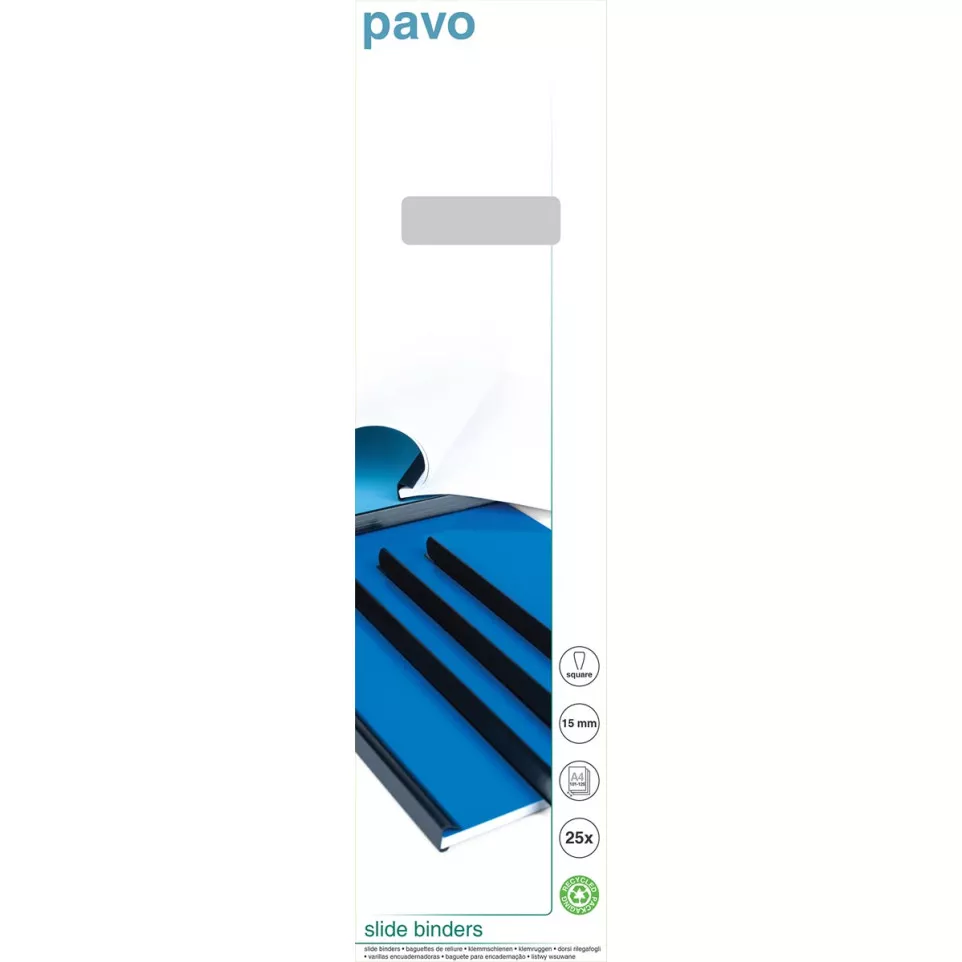 Pavo klemstrips, pak van 25 stuks, 15...