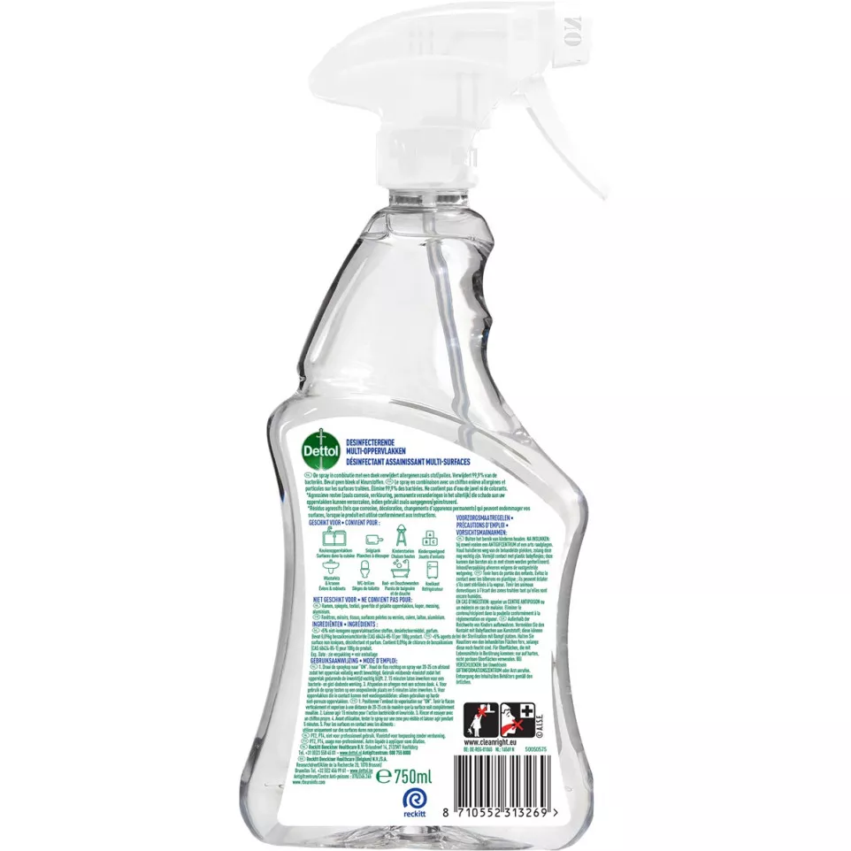Dettol Multi Surface Cleaner Spray 750ml