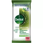 Dettol lingettes nettoyantes TruClean, eucalyptus et citron vert, paquet de 48 pièces