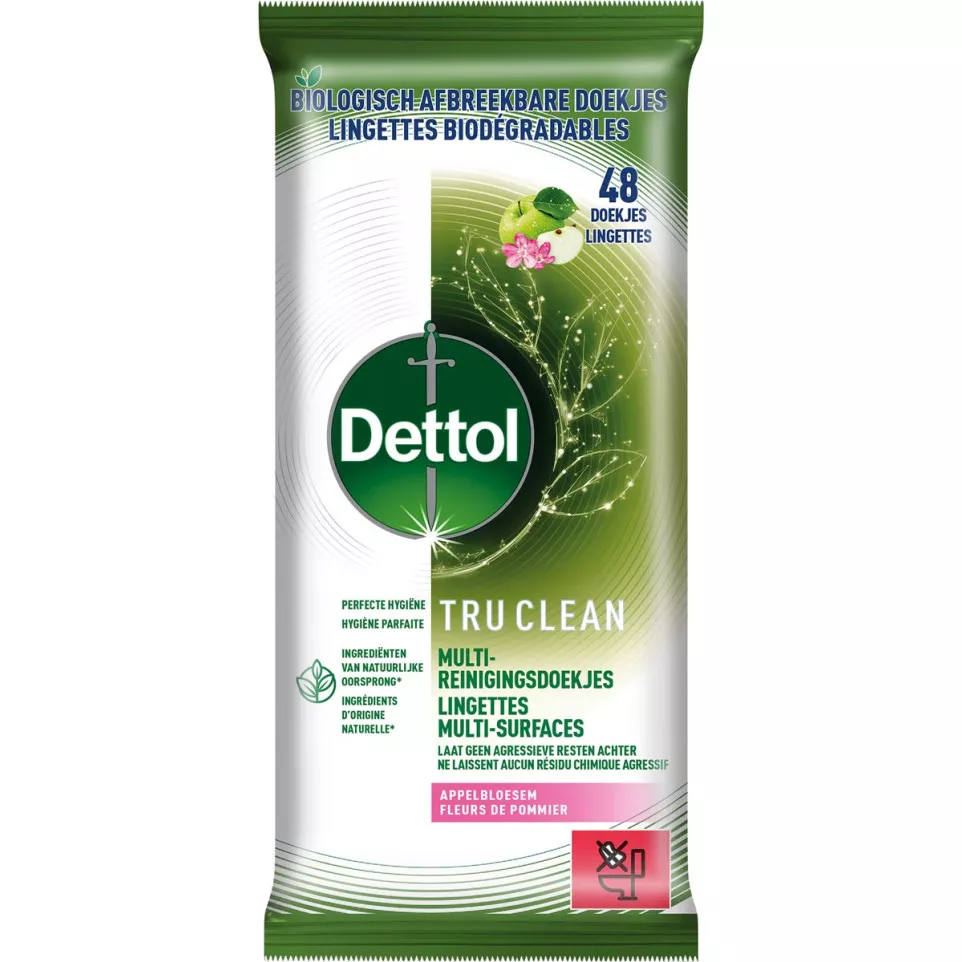 Dettol reiningsdoekjes TruClean,...