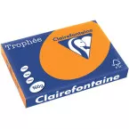 Clairefontaine Trophee Intensive Colored Paper A3 160gsm 250 Sheets Bright Orange