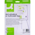 Q-CONNECT papier pour cheval de conférence, autocollant, ft 63,5 x 78 cm, 30 feuilles