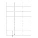 Q-Connect White Labels Rounded Corners 63.5 x 38.1 mm 100 Sheets 21 Labels per Sheet