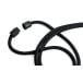 Durable RPET Textile Lanyard with Carabiner Black Pack of 10