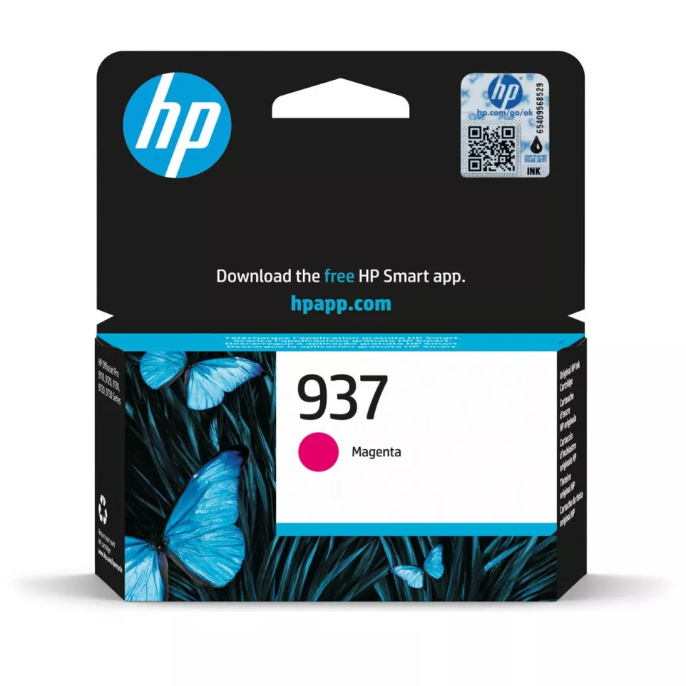 HP 937 Magenta Original Ink Cartridge...