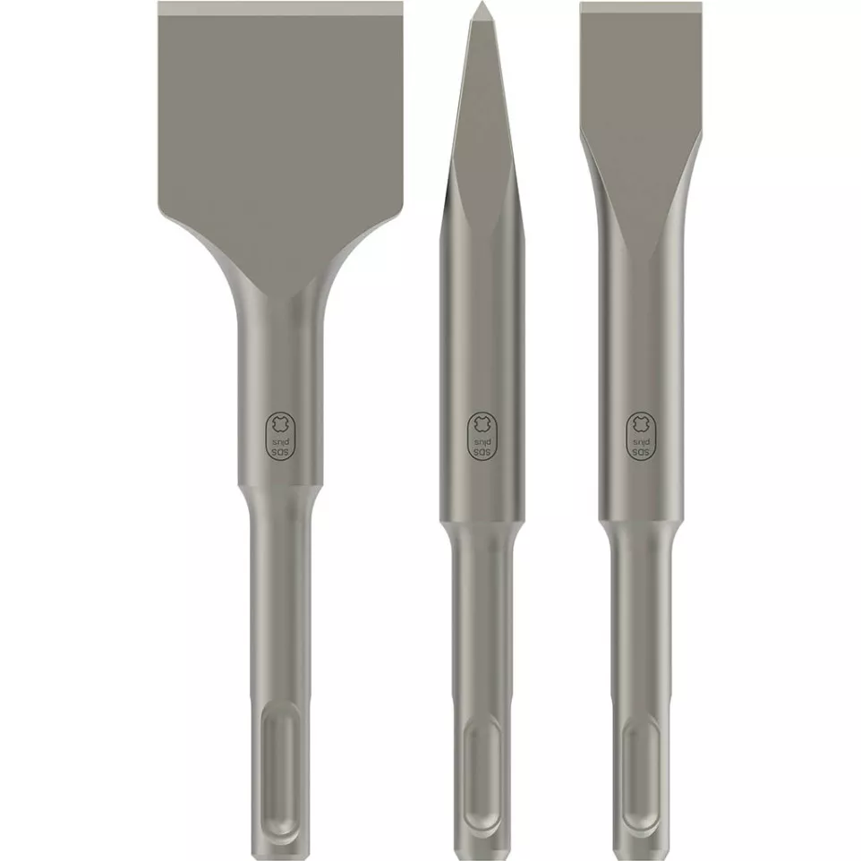 Set van 3 Bosch 140mm beitels -...