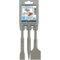 Set de 3 burins Bosch 140mm - SDS-Plus / pce