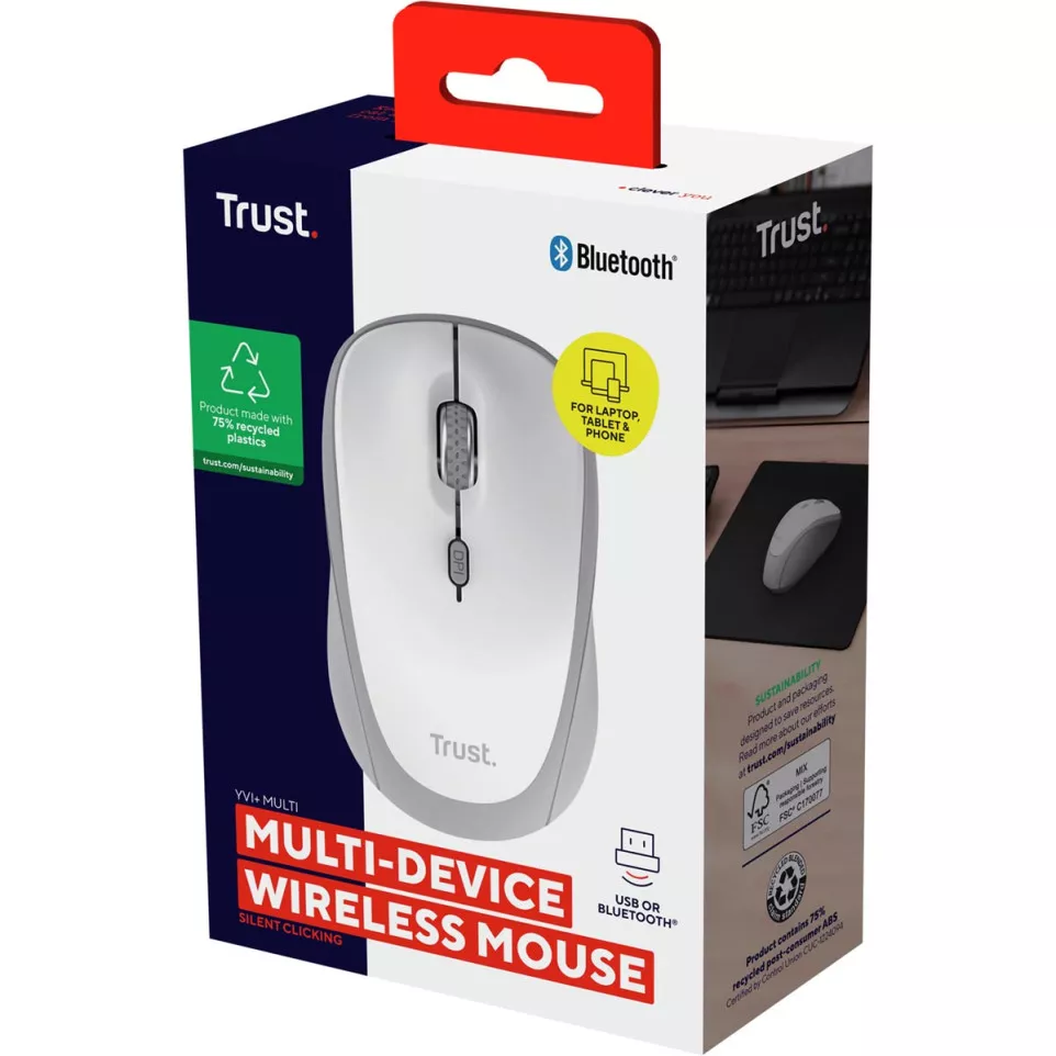 Trust Yvi+ Multidevice Wireless Mouse...