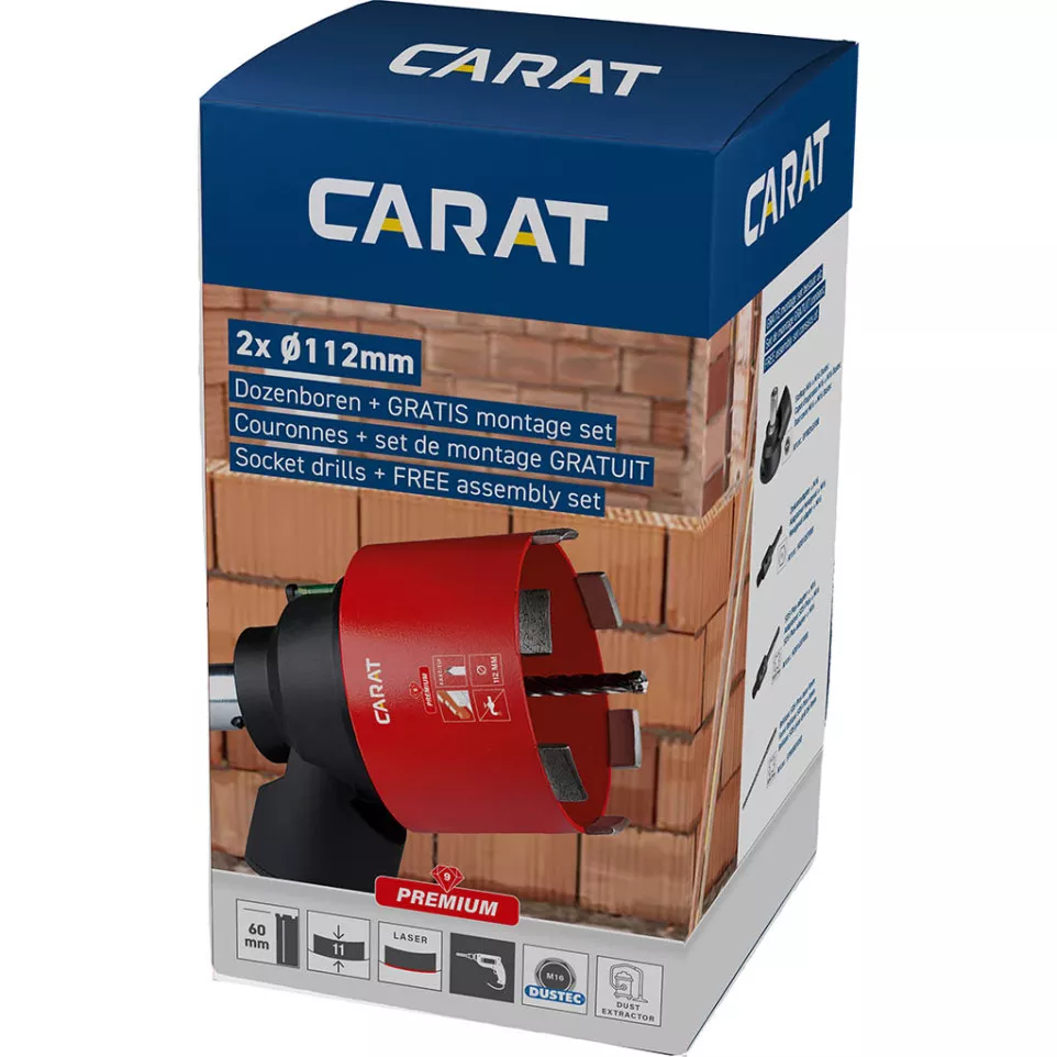 Set 2 couronnes à sec Carat M16 - Ø...