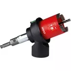 Set of 2 Carat M16 Dry Core Drill Bits - Ø 68 x 60mm with Accessories / pc