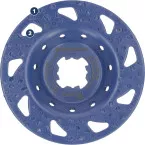 Plateau multimatériaux carbure 115mm - oblique -  grossier / pce