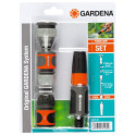 Gardena 15mm Fittings and Nozzle Basic Set / pce