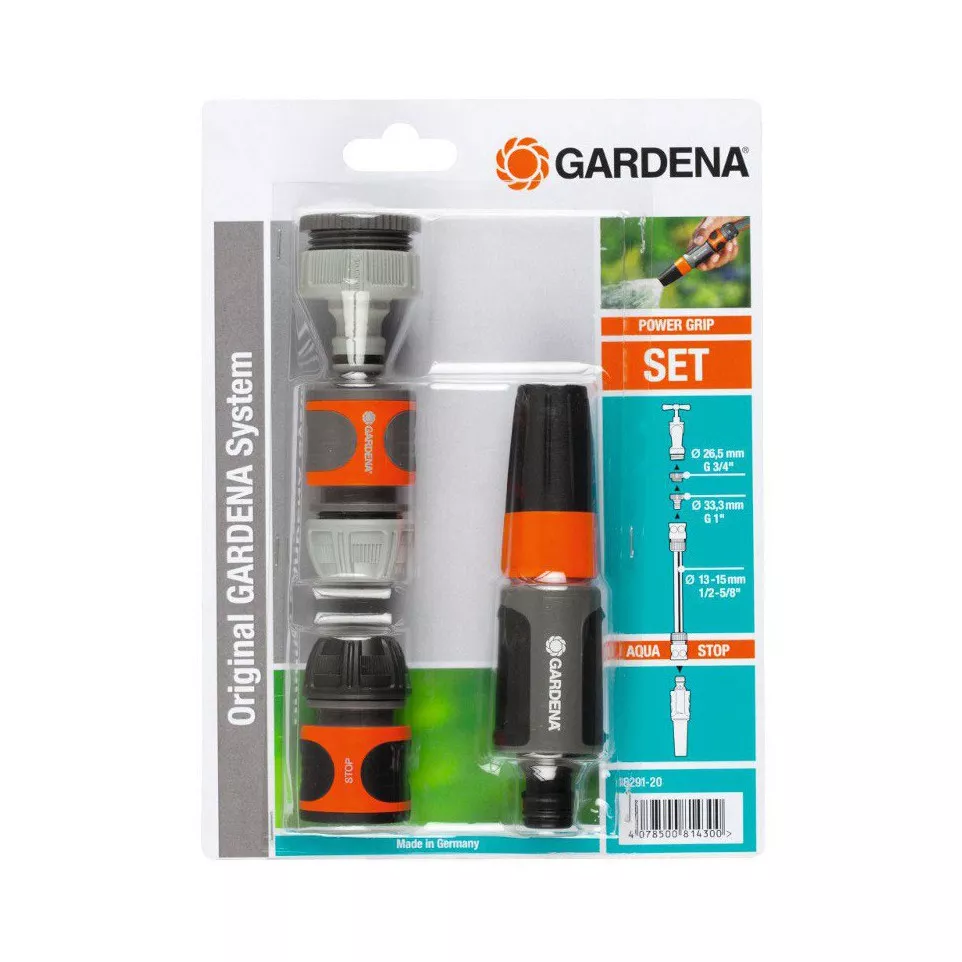 Gardena 15mm Fittings and Nozzle...