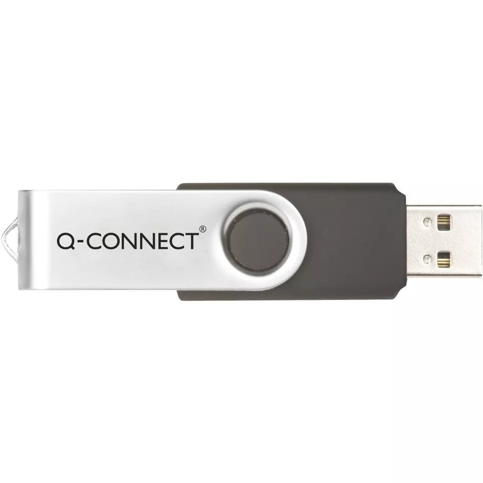 Q-CONNECT clé USB 2.0, noir, 4 Go