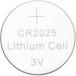 Q-CONNECT knoopcel, lithium, CR2025, blister van 4 stuks