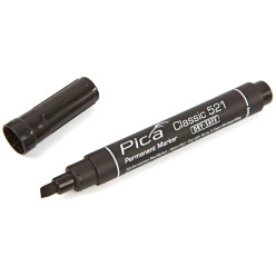 Pica classic permanente marker 2-6mm beitelpunt Zwart / pce