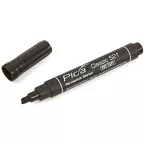 Pica Classic Permanent Marker Chisel Tip 2-6mm Black per piece